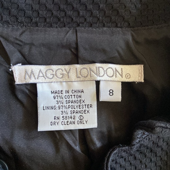 MaggyLondon Black dress size 8 - Picture 6 of 7